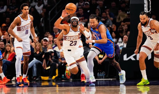 杰伦威廉姆斯28分 雷霆7人得分上双胜太阳